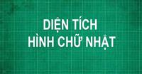  Tìm Hiểu Định Nghĩa Và Công Thức tính Diện Tích Hình Chữ Nhật
