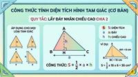 Công Thức Tính Diện Tích Tam Giác Và Những Ứng Dụng Từ Công Thức Đó