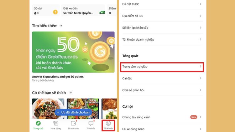 tổng đài chăm sóc khách hàng grab hcm