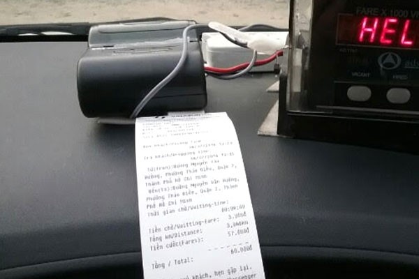 taxi đi nội bài có hóa đơn