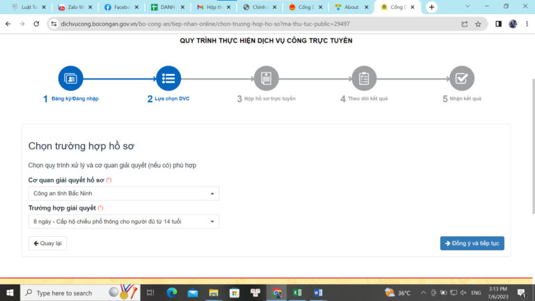Cách đăng ký làm hộ chiếu online